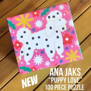 New in Box-100 Piece Puzzle-Ana Jaks “Puppy Love”